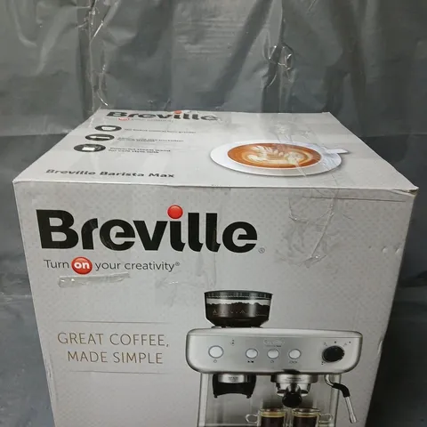 BOXED BREVILLE BARISTA MAX ESPRESSO COFFEE MACHINE - COLLECTION ONLY