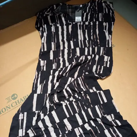 MINT VELVET MARINA PRINT ZIP DETAIL DRESS