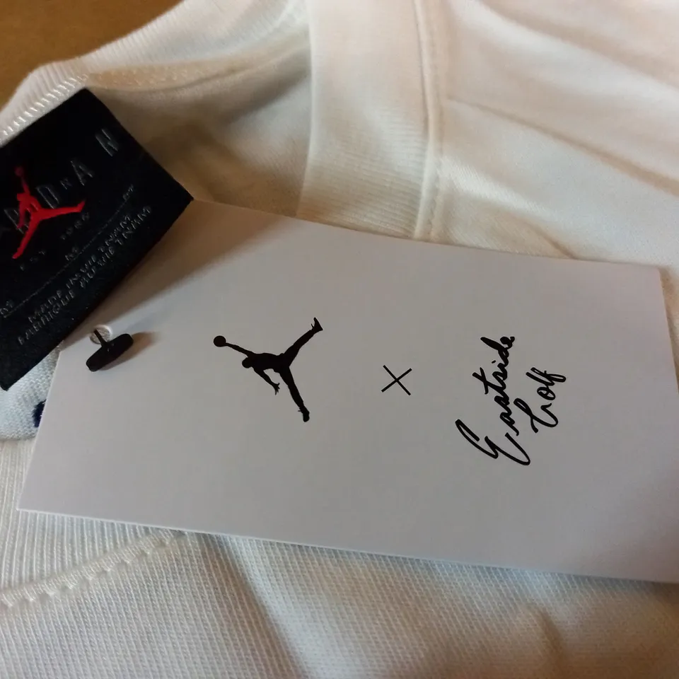 JORDAN AIR WHITE T-SHIRT - M