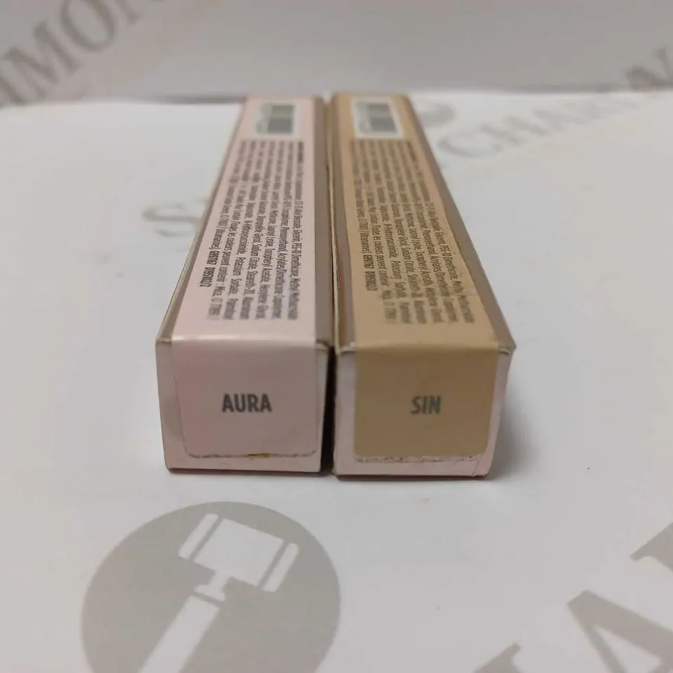 LOT OF 2 URBAN DECAY NAKED SKIN HIGHLIGHTING FLUID - AURA & SIN 