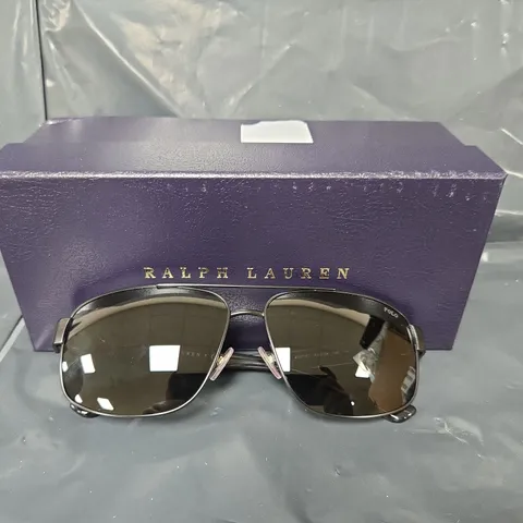POLO RALPH LAUREN PILOT SUNGLASSES- BLACK