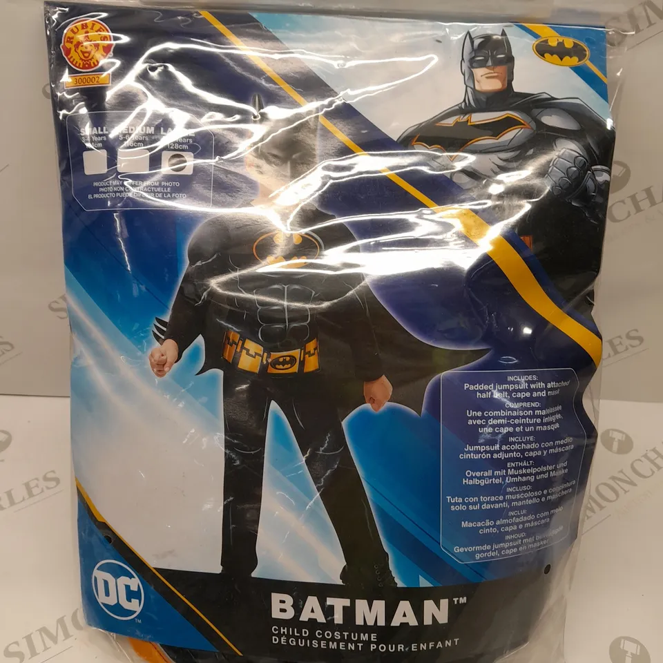 BRAND NEW DC BATMAN CHILD COSTUME 7-8 YEARS