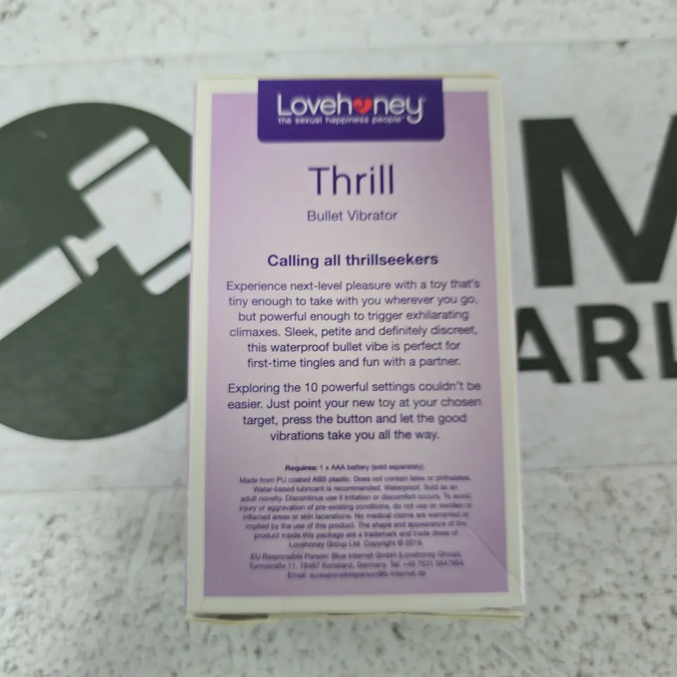 LOVEHONEY THRILL BULLET VIBRATOR – PURPLE PACKAGING (BOXED)