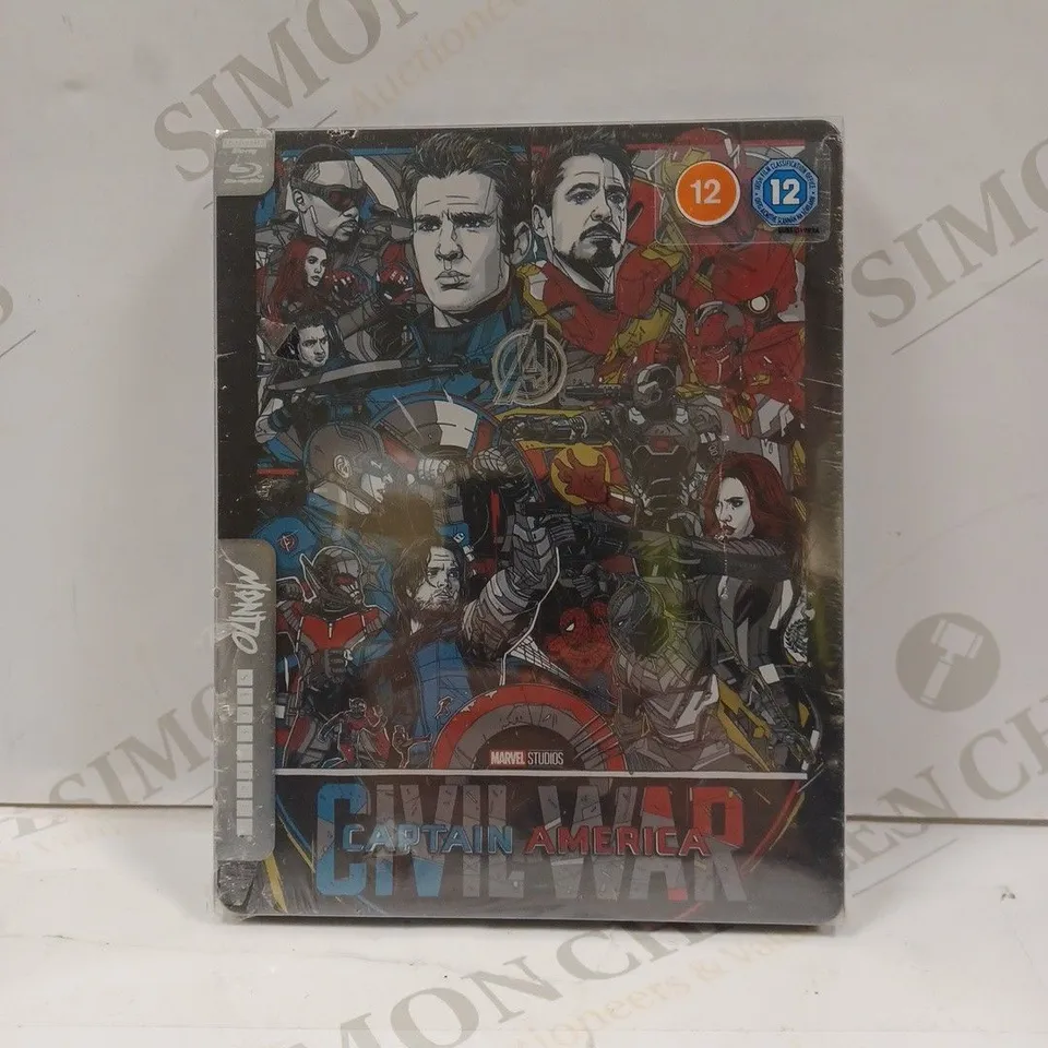 SEALED CAPTAIN AMERICA: CIVIL WAR - MONDO EXCLUSIVE 4K UHD BLURAY STEELBOOK