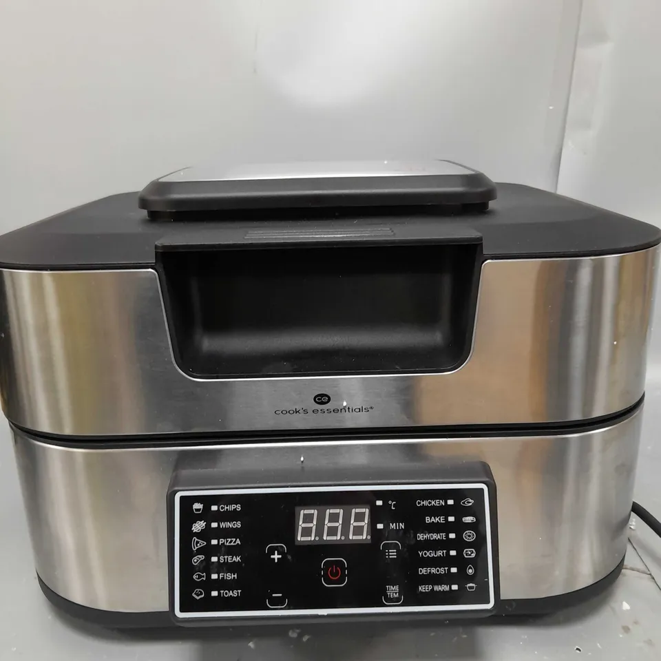 BOXED COOK'S ESSENTIAL 21-LITRE AIRFRYER OVEN IN BLACK