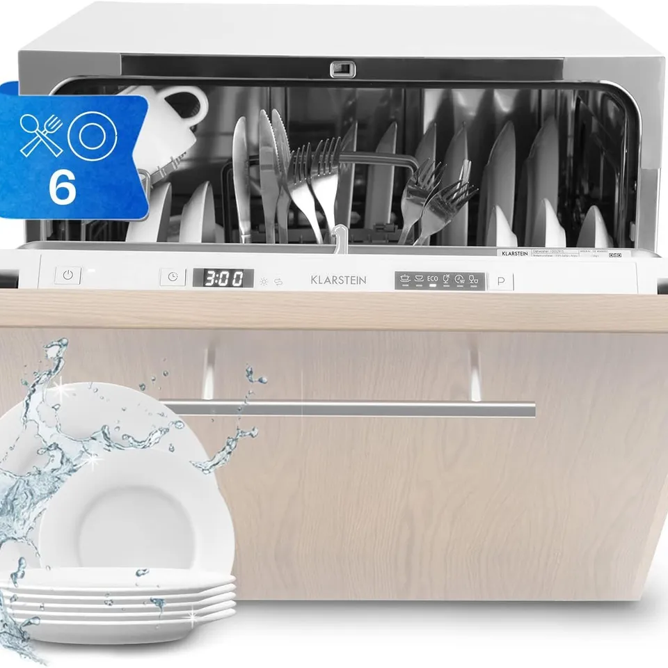 BOXED KLARSTEIN AMAZONIA 6 LUMINANCE TABLE DISHWASHER