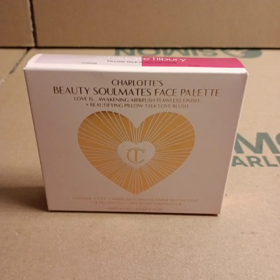 CHARLOTTE TILBURY BEAUTY SOULMATES FACE PALETTE – PILLOW TALK FLAWLESS PINK