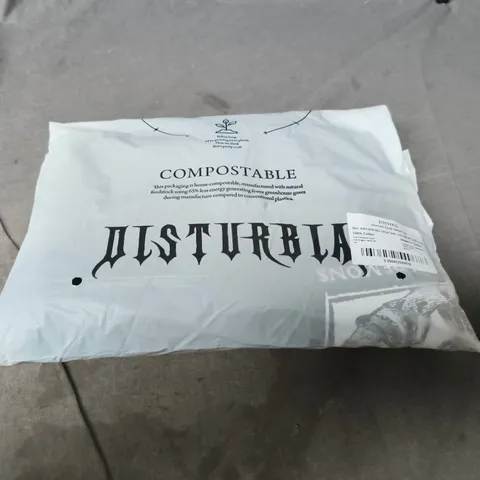 DISTURBIA DEMONS CROP SWEAT TOP – UK 14 