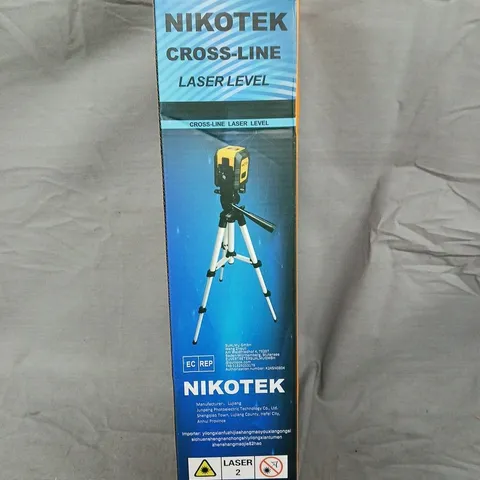 NIKOTEK CROSS-LINE LASER LEVEL ON TRIPOD 