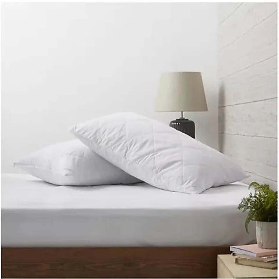 SUPERSOFT BY COZEE HOME SET OF 2 WATERPROOF PILLOW PROTECTORS