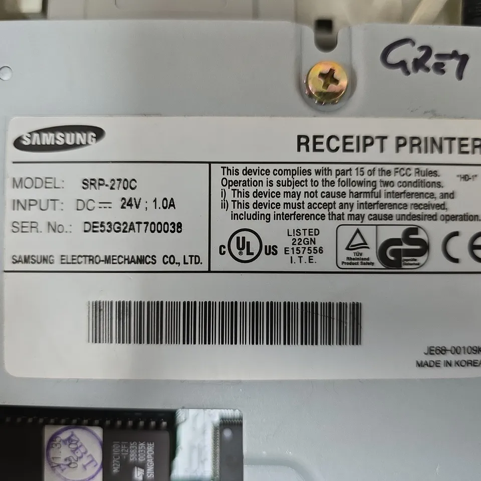 SAMSUNG SRP-270C RECEIPT PRINTER
