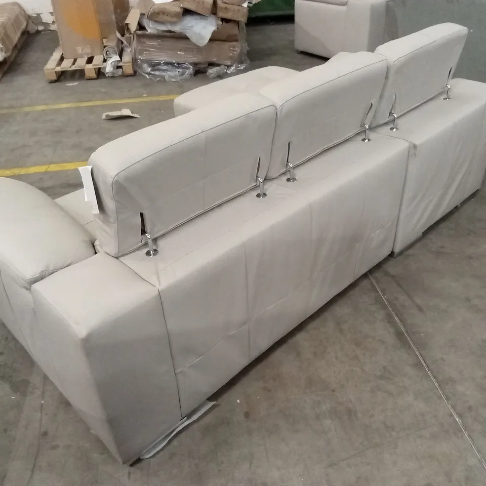 BRADY PREMIUM LEATHER CHAISE SOFA