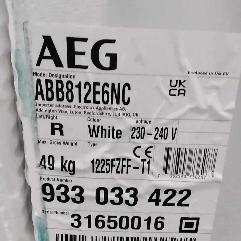 AEG ABB812E6NC REFRIGERATOR RRP £917.00