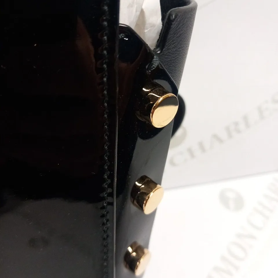 JIMMY CHOO BLACK LOCKETT SMALL CROSS BODY BAG