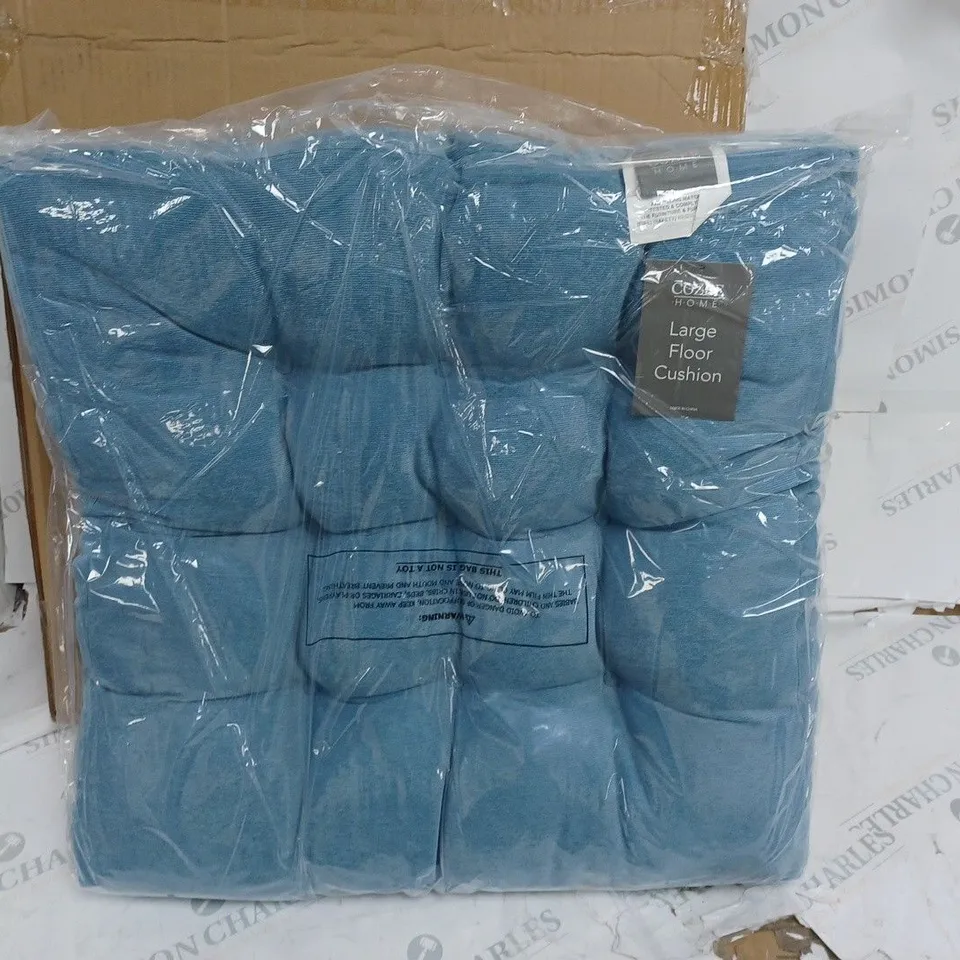 COZEE HOME LARGE FLOOR PILLOW - BLUE 