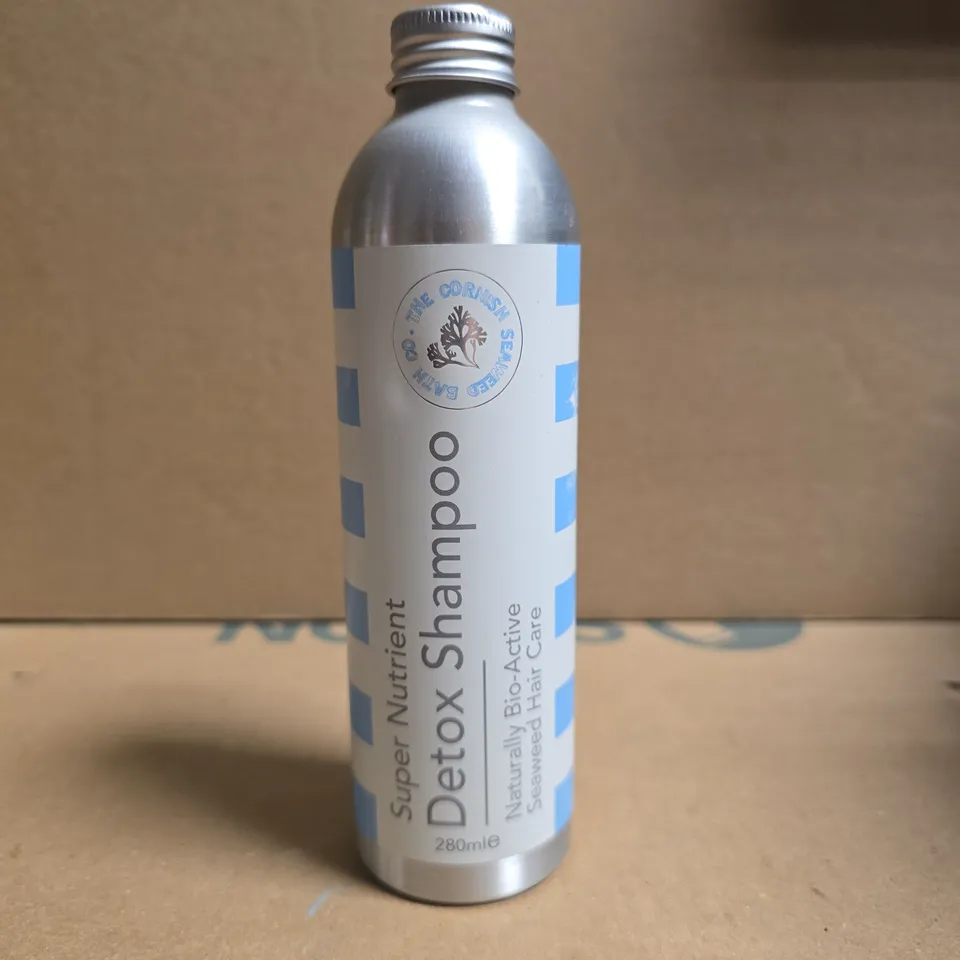 THE CORNISH SEAWEED BATH CO DETOX SHAMPOO – 280 ML, NATURALLY BIO-ACTIVE SCALP CARE