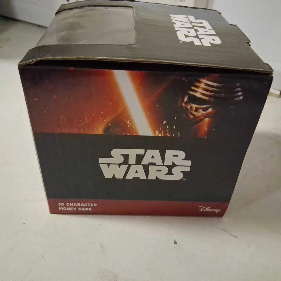 STAR WARS 3D CHARACTER MONEY BANK - BOXED (DISNEY)