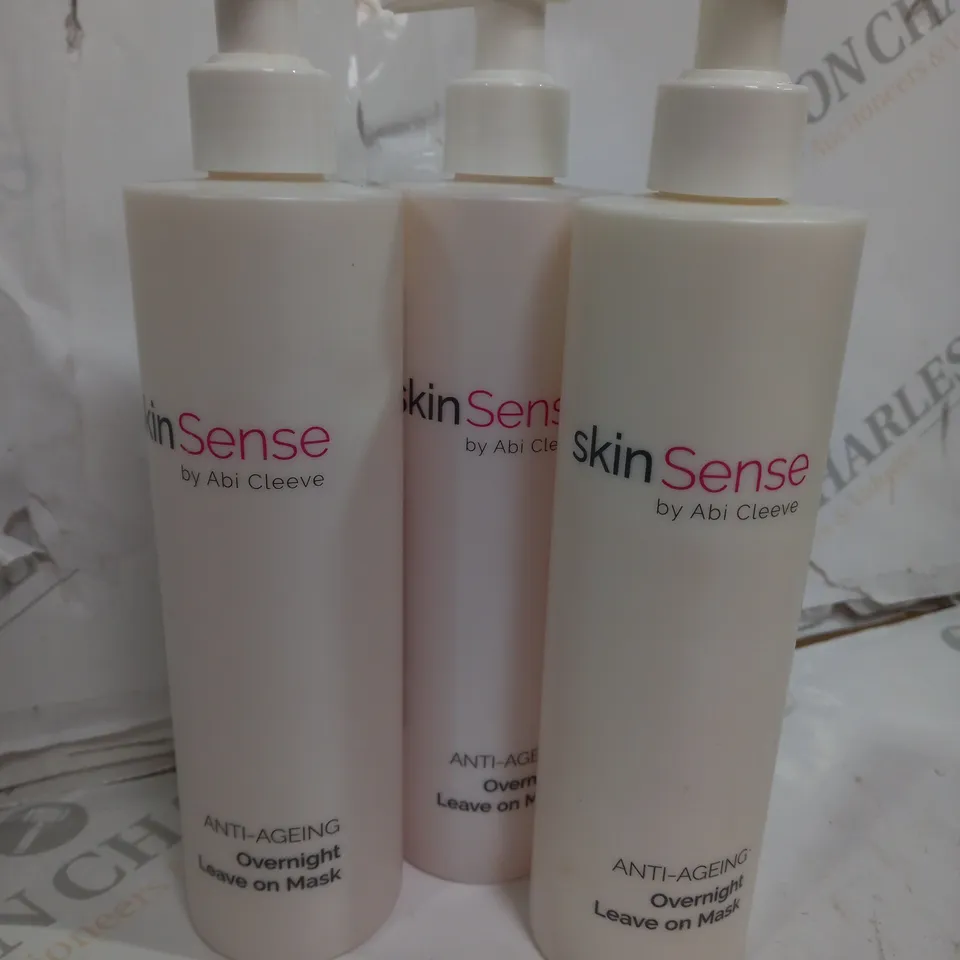 SKINSENSE ANTI-AGEING OVERNIGHT LEAVE ON MASK SET OF 3