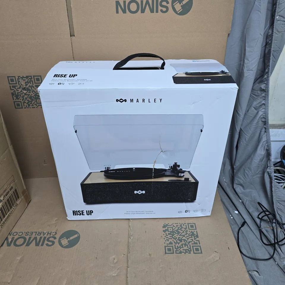 HOUSE OF MARLEY RISE UP ALL-IN-ONE TURNTABLE - BOXED 