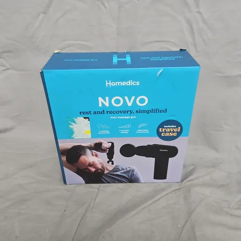 HOMEDICS NOVO MINI MASSAGE GUN WITH TRAVEL CASE