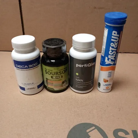 APPROXIMATELY 15 ASSORTED VITAMIN/HEALTH AID PRODUCTS TO INCLUDE FAST & UP, SOURSOP, PARTIQLAR ETC
