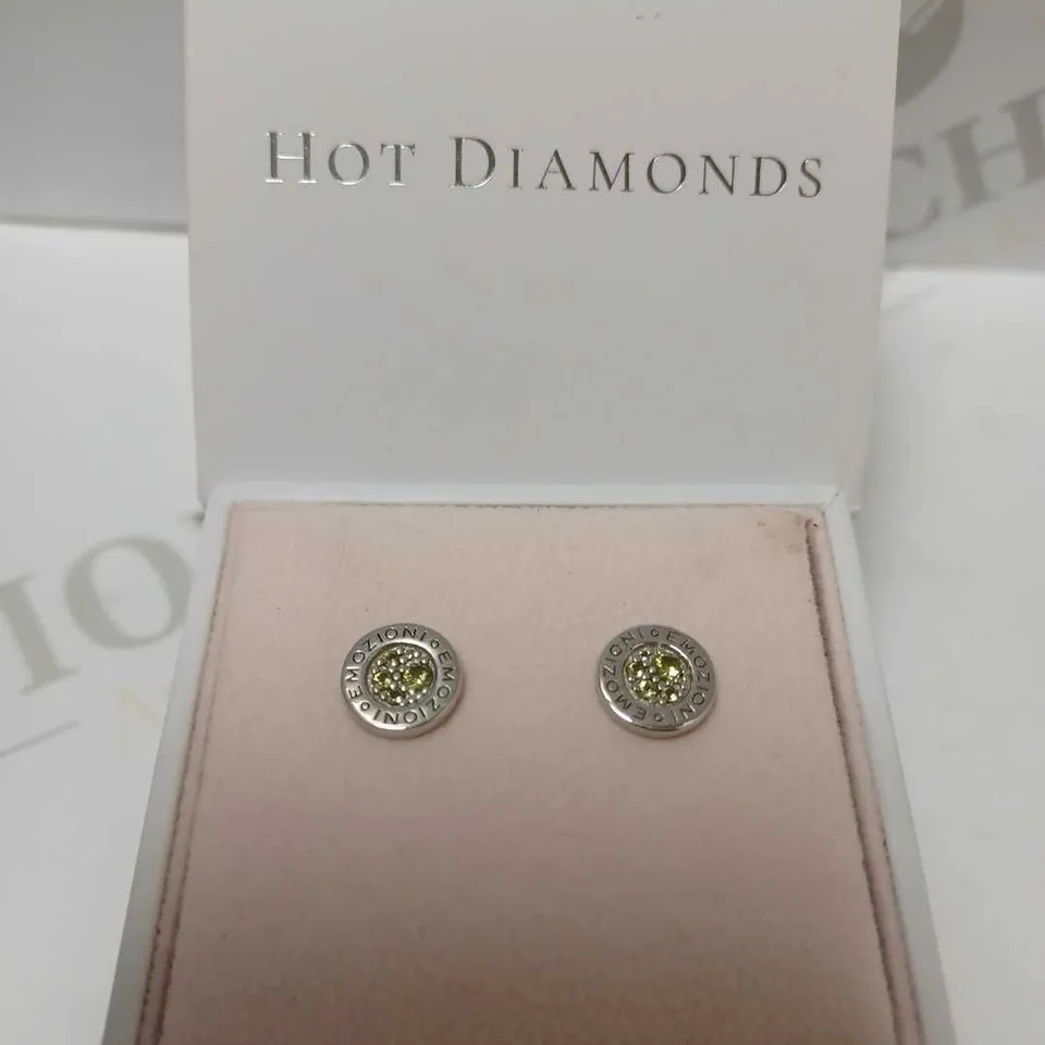 HOT DIAMONDS DIAMANTE STUD EARRINGS