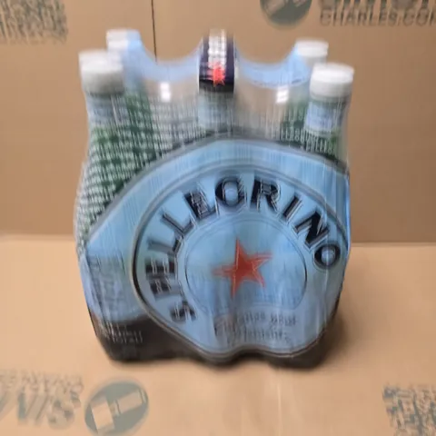 SAN PELLEGRINO SPARKLING NATURAL MINERAL WATER – 6 X 1L 