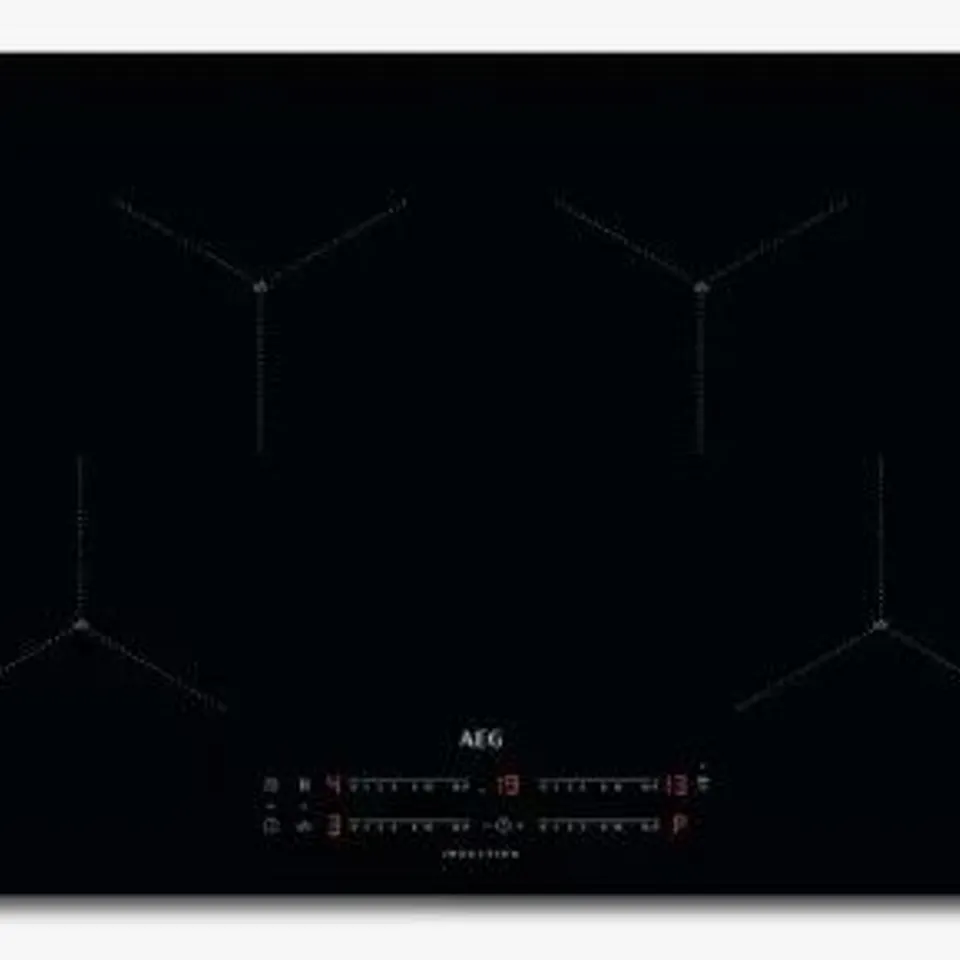 AEG IAX84411CB 80CM INDUCTION HOB, BLACK