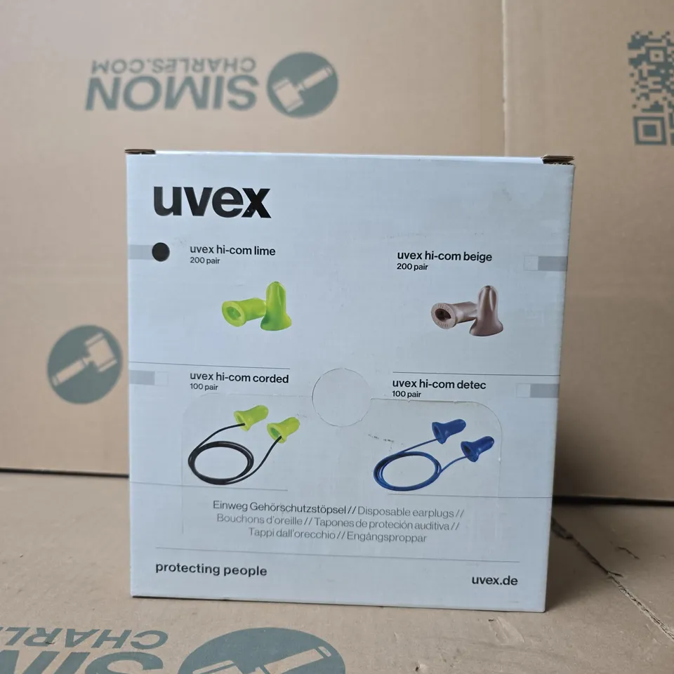 UVEX HI-COM EARPLUG ASSORTMENT BOX