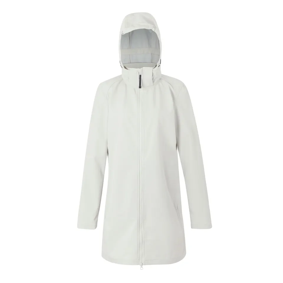 BRAND NEW WOMEN'S CARISBROOKE SOFTSHELL JACKET IN OYSTER MUSHROOM WISTERIA SIZE UK 12