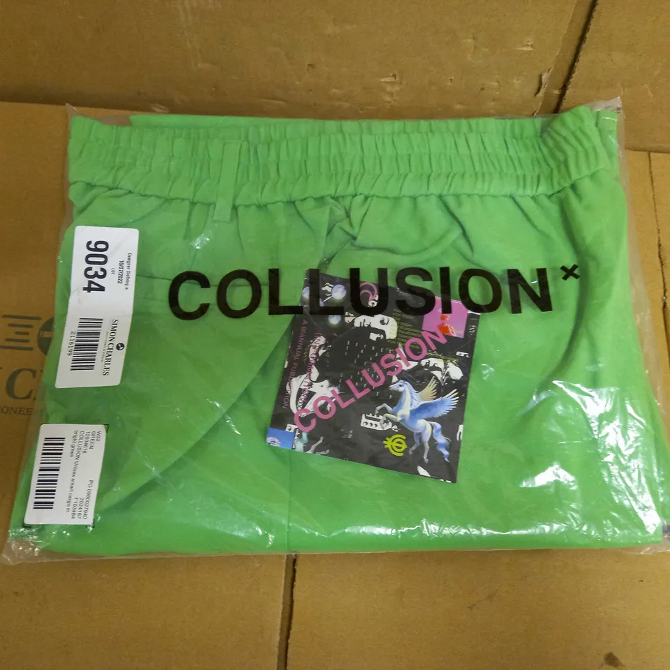 COLLUSION GREEN TROUSERS - SIZE W32