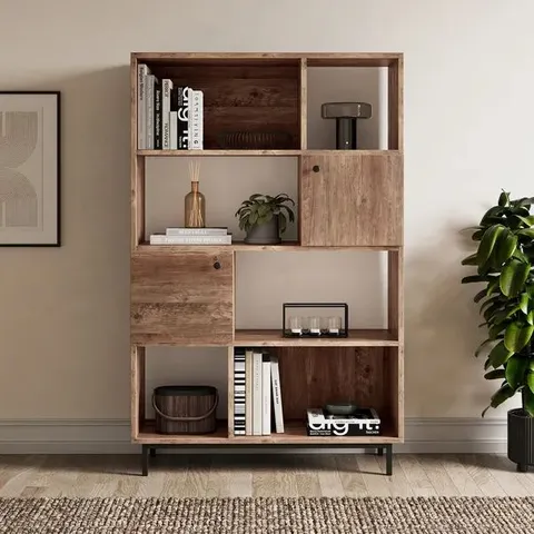 BOXED FULTON BOOKCASE, PINE (1 BOX)
