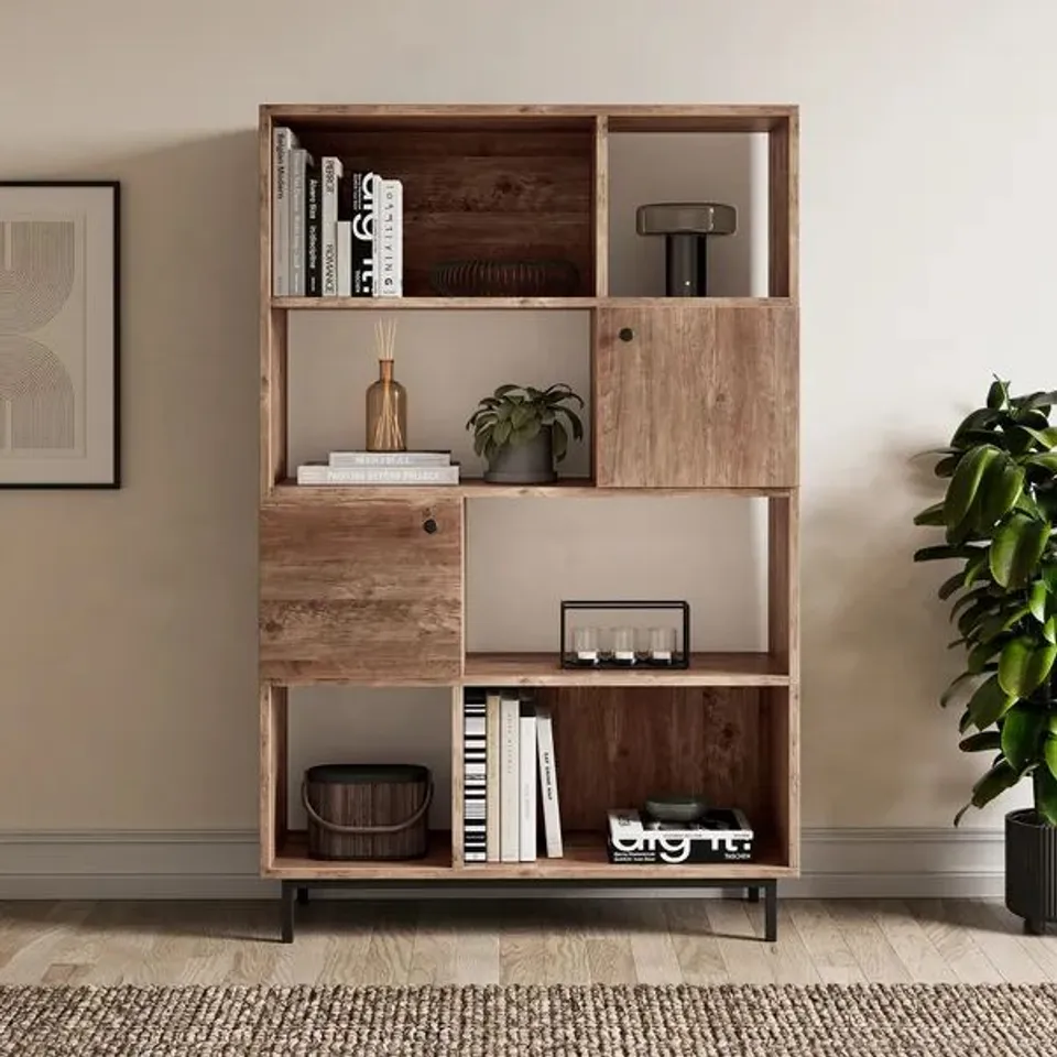 BOXED FULTON BOOKCASE, PINE (1 BOX)
