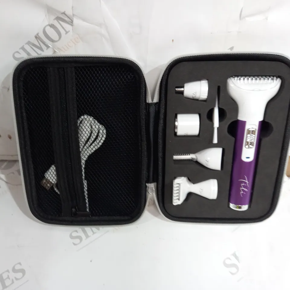 BOXED TILI 5-IN-1 MULTI-FUNCTION HAIR REMOVAL KIT PURPLE