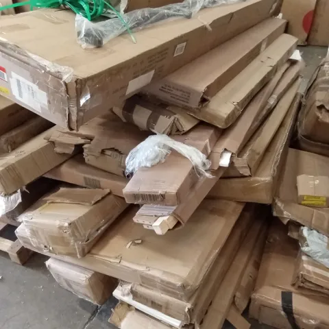 PALLET OF ASSORTED INCOMPLETE FURNITURE PARTS AND PIECES