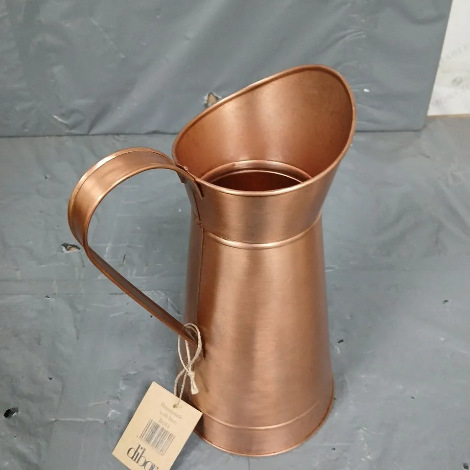 DIBOR WATERTIGHT COPPER JUG VASE 