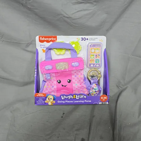 BOXED FISCHER PRICE LAUGH & LEARN GOING PLACES LEARNING PURSE