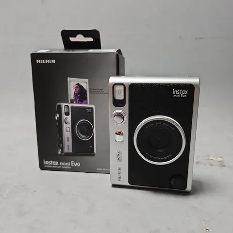 BOXED FUJIFILM INSTAX MINI EVO HYBRID INSTANT CAMERA
