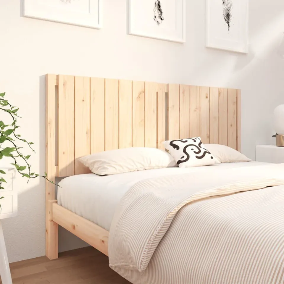 BOXED GRACELA SOLID WOOD HEADBOARD 