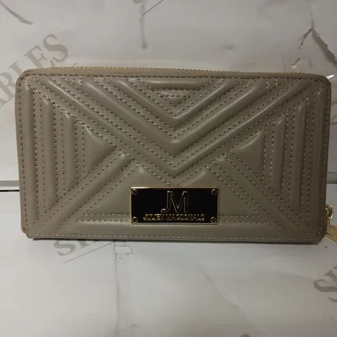 JULIEN MACDONALD LEATHER EFFECT PURSE IN NUDE