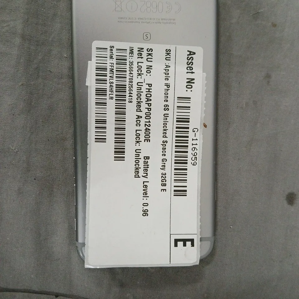 APPLE IPHONE 6S 32GB SPACE GREY – UNLOCKED