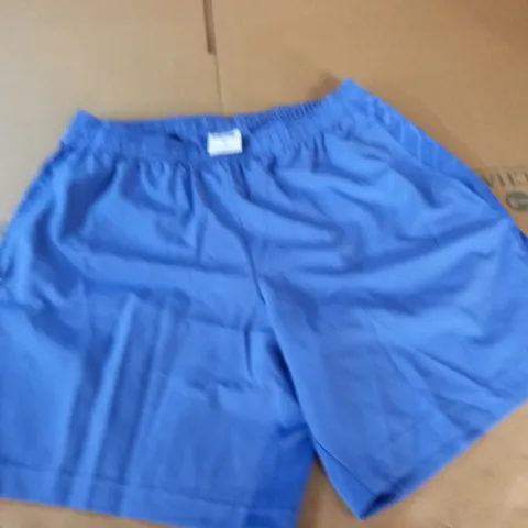 GYMSHARK BLUE SHORTS - M