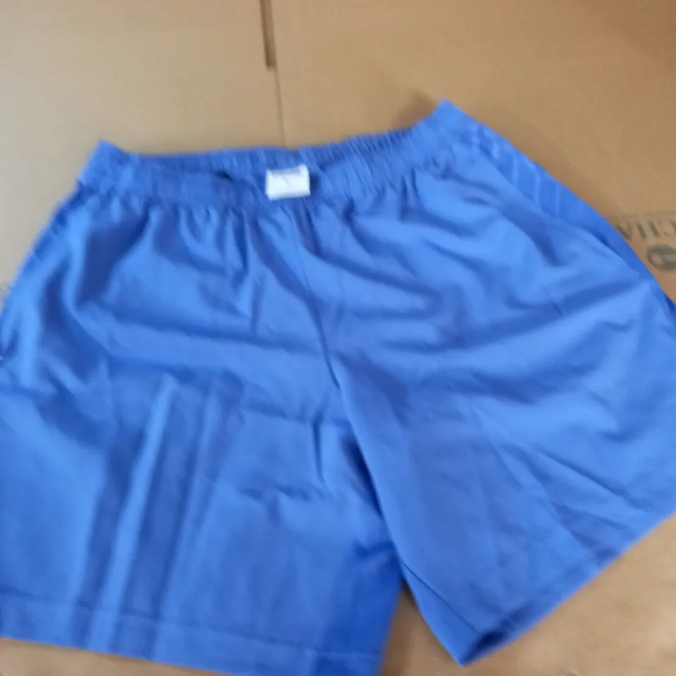 GYMSHARK BLUE SHORTS - M