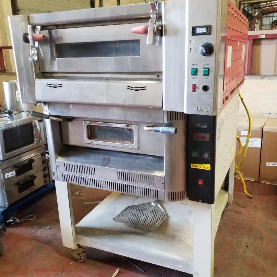 2 COMMERCIAL PIZZA OVENS & STAND