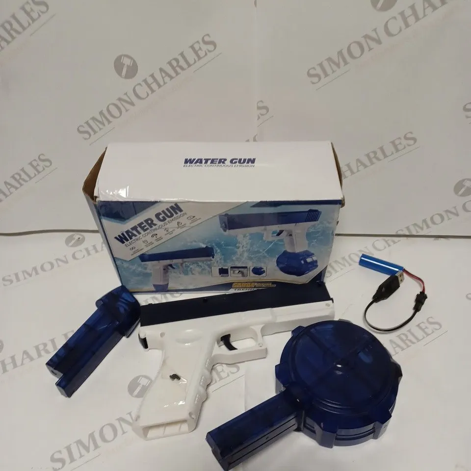 BOXED STRAT ELECTRIC CONTINUOUS EMISSION WATER GUN
