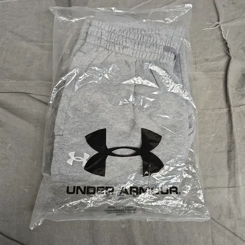 BAGGED UNDER ARMOUR MEN'S RIVAL FLEECE JOGGERS – GREY - SMALL
