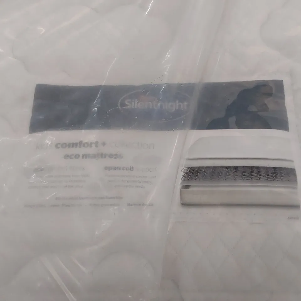 QUALITY BAGGED SILENTNIGHT 90cm SINGLE KIDS COMFORT OPEN COIL MEMORY MATTRESS