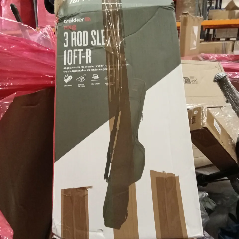 PALLET OF ASSORTED HOUSEHOLD GOODS AND PRODUCTS TO INCLUDE;  BIKE, FISHING EQUIPMENT, BOXED FURNITURE ETC 