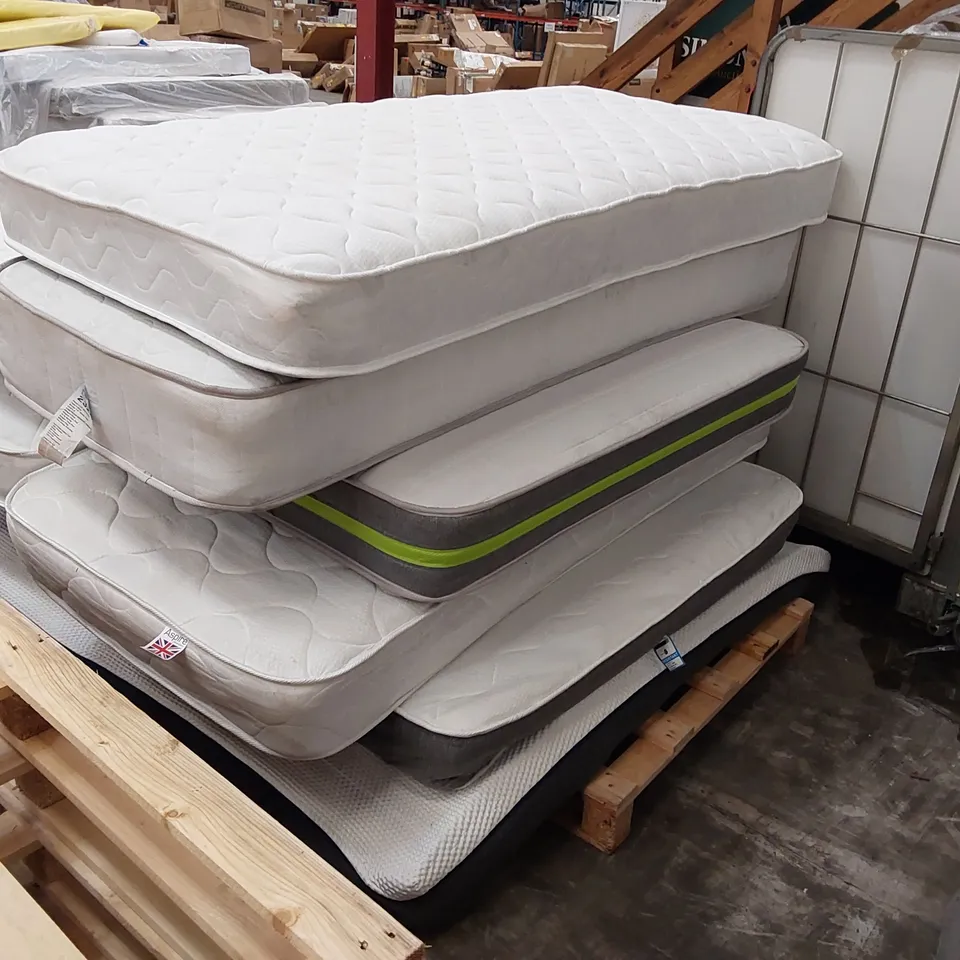 PALLET OF MATTRESS OF ASSORTED SIZES AND BRANDS 