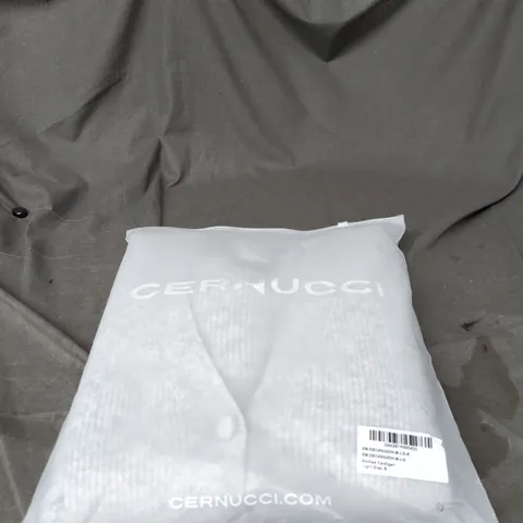 CERNUCCI KNITTED CARDIGAN LIGHT GREY SMALL BAGGED